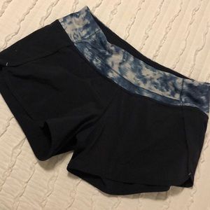 Lululemon size 6 shorts, navy blue